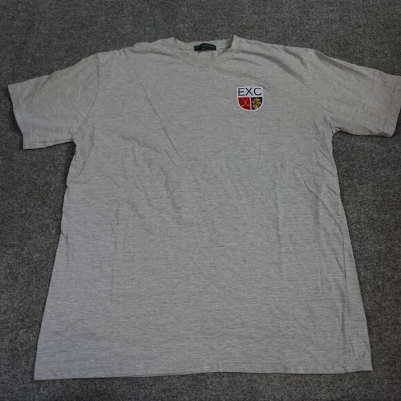 Extracurricular Mens T-shirt XL Gray Embroidered Golf Clubs Magic Mushrooms - Picture 1 of 7